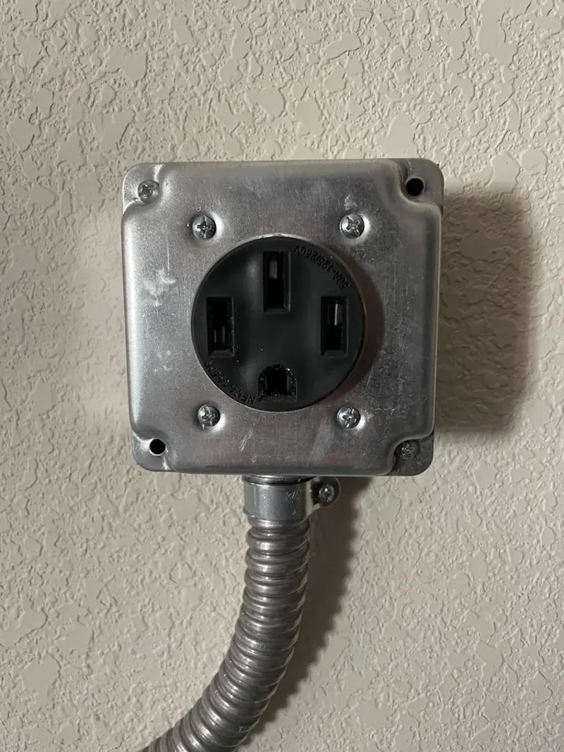 NEMA 14-50 outlet installed for Smart Home Electrical in New Orleans